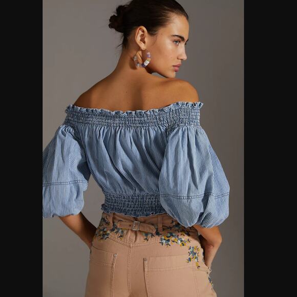 Anthropologie Porridge Ruby Off-The-Shoulder Pullover - New - XL - Picture 4 of 6